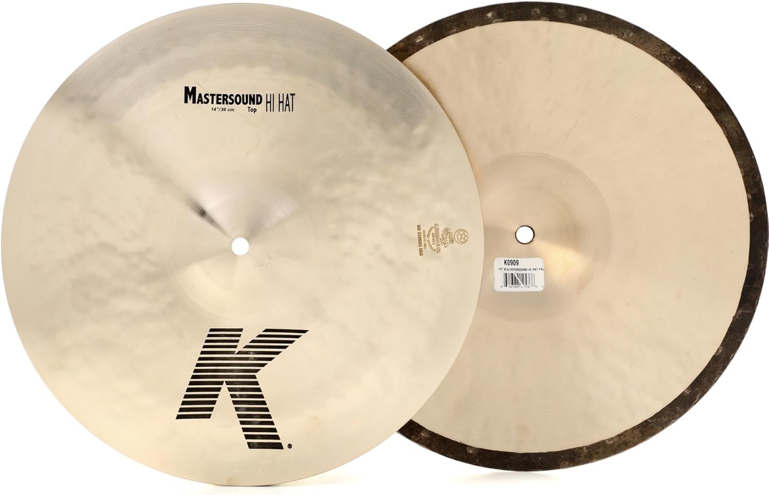 Avedis Zildjian Company - Zildjian K Mastersound Hi-Hat Cymbals - 14 Inches