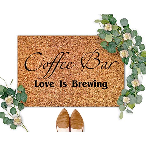 If You Love Me Keep My Commands Coir Doormat Coir Fiber Doormat Family Phrase Farmhouse Weather Resistant Non Slip Mat for Home Entrance Floor Door Porch 24x36in