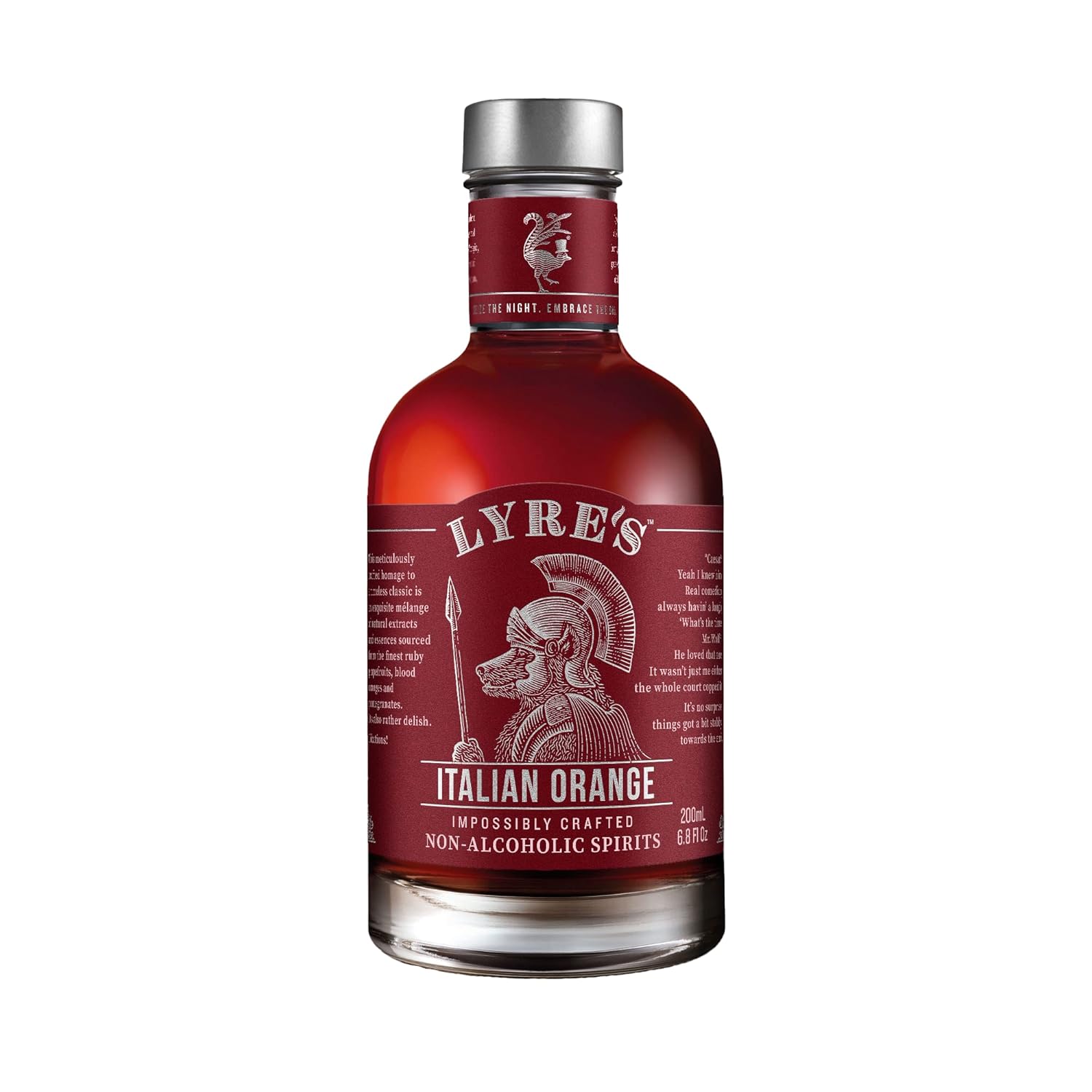 Lyre's Italian Orange Non-Alcoholic Spirit - Aperitivo Style | Award Winning | 6.8 Fl Oz