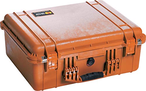 Pelican 1550 Camera Case With Foam (Orange)