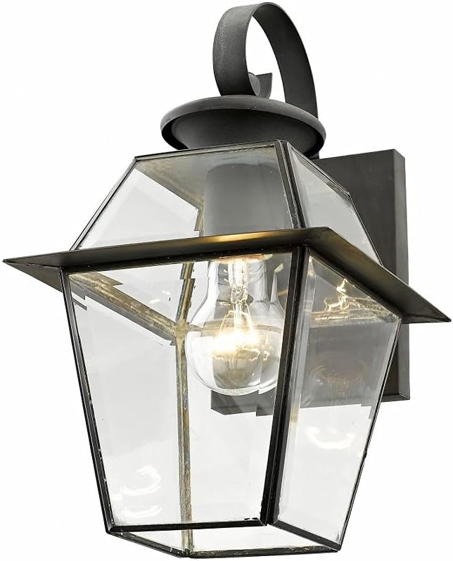 Livex Lighting 2181-61 Westover Charcoal 1 Light Outdoor Wall Lantern, Medium