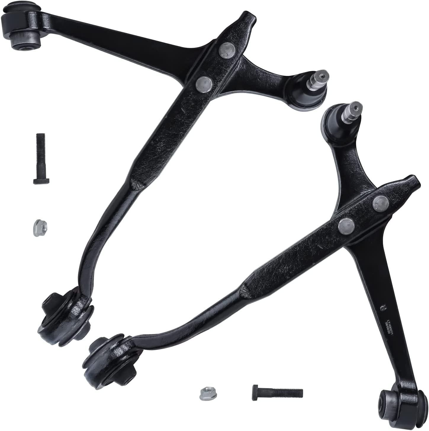 Detroit Axle - 8pc Front End Control Arms Kit for 99-03 Ford Windstar, 2 Lower Control Arms w/Ball Joint 4 Tie Rod Ends 2 Sway Bars 1999 2000 2001 2002 2003 Replacement