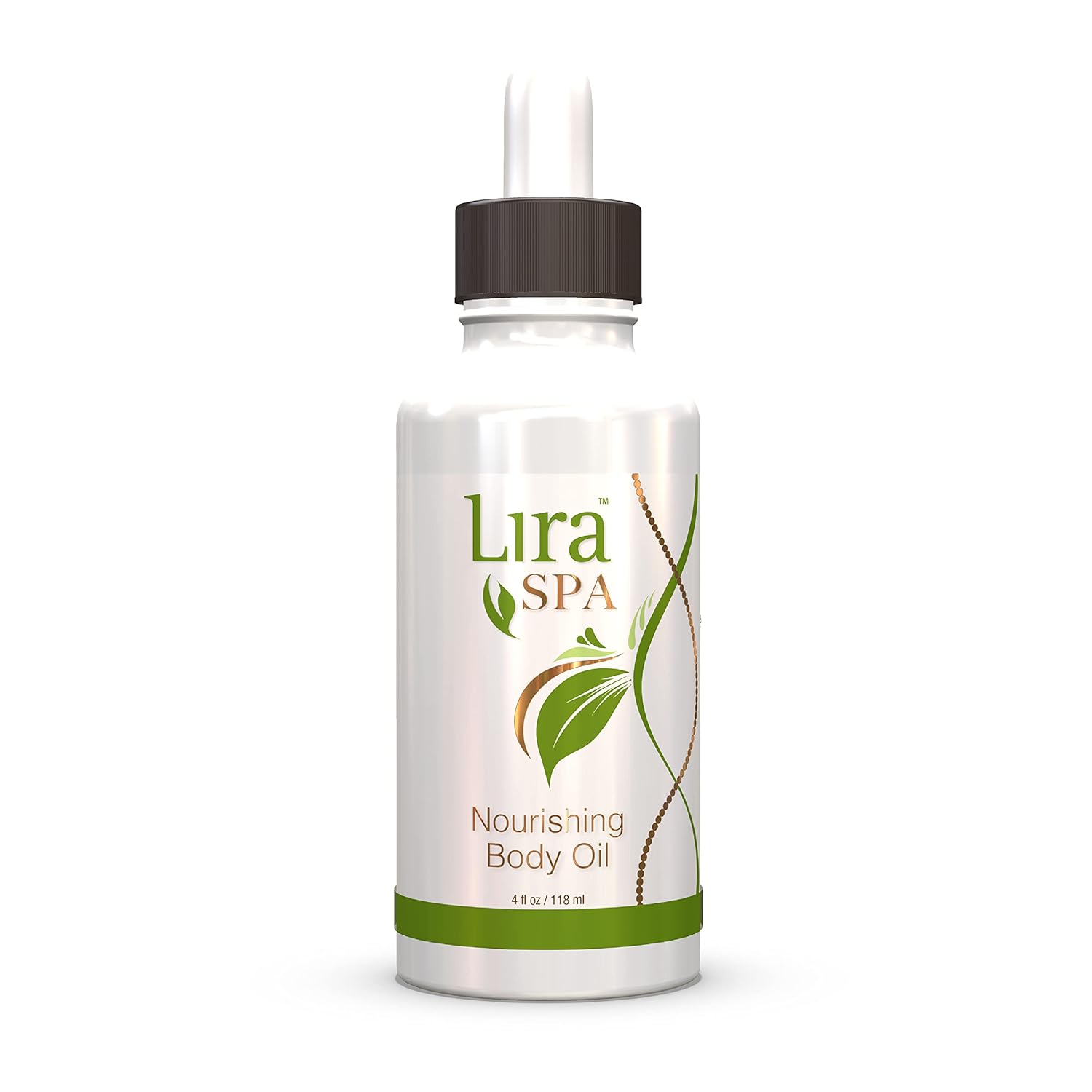 Lira Clinical SPA Nourishing Oil - Hydrating Body Oil Blend of Argan, Coconut, Rosa Canina Oils & Vitamins with Plant Stem Cells - Soften and Hydrate Skin - For All Skin Types - 4 fl oz