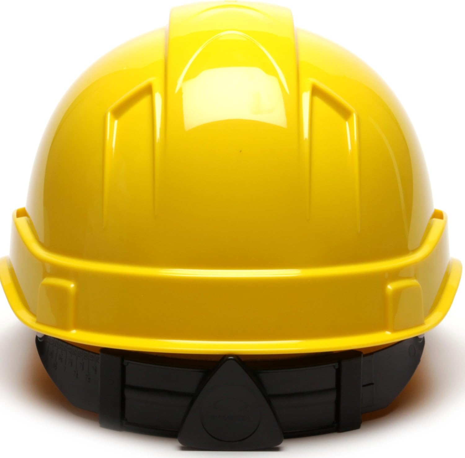 Pyramex Ridgeline Cap Style Hard Hat, 4-Point Ratchet Suspension, Yellow