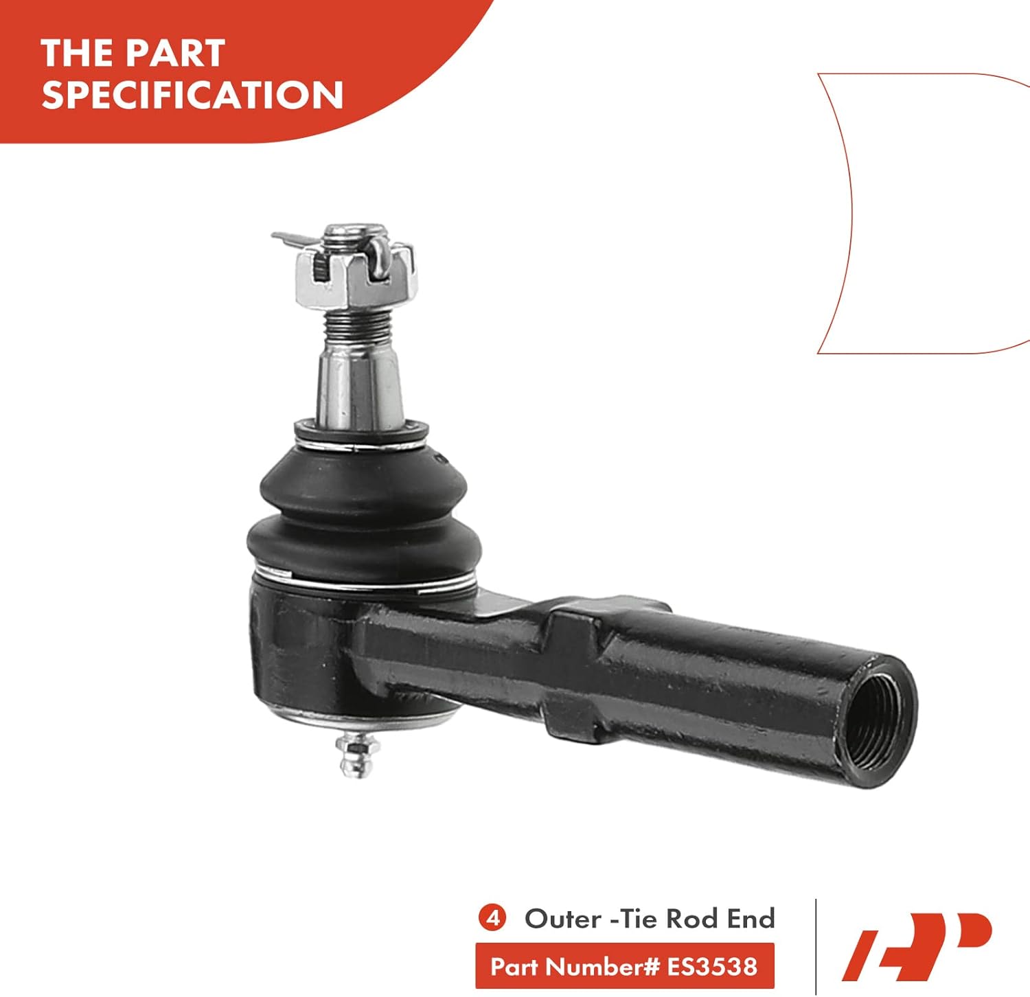 A-Premium 10Pcs Front Suspension Kit, Upper Control Arm Sway Bar Link Lower Ball Joint Inner Outer Tie Rod End, Compatible with Dodge Ram 1500 2002 2003 2004 2005, RWD