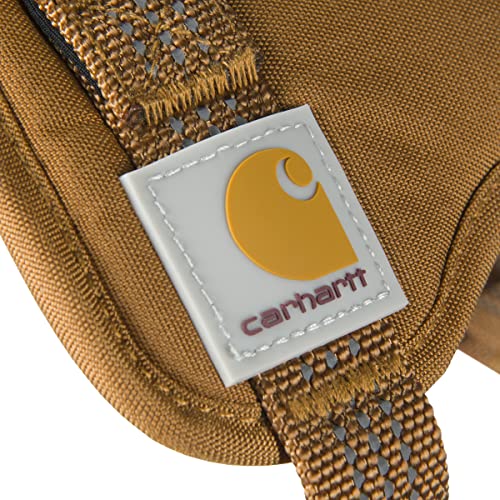 Carhartt Nylon Duck No Pull Dog Harness, Fully Adjustable Dog Harness with Quick Control Handle and Reflective Accents, Carhartt Brown, X-Large