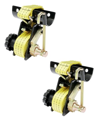 Ladder Rack Ratchet Straps, W/J-Hook (2PCS), 2