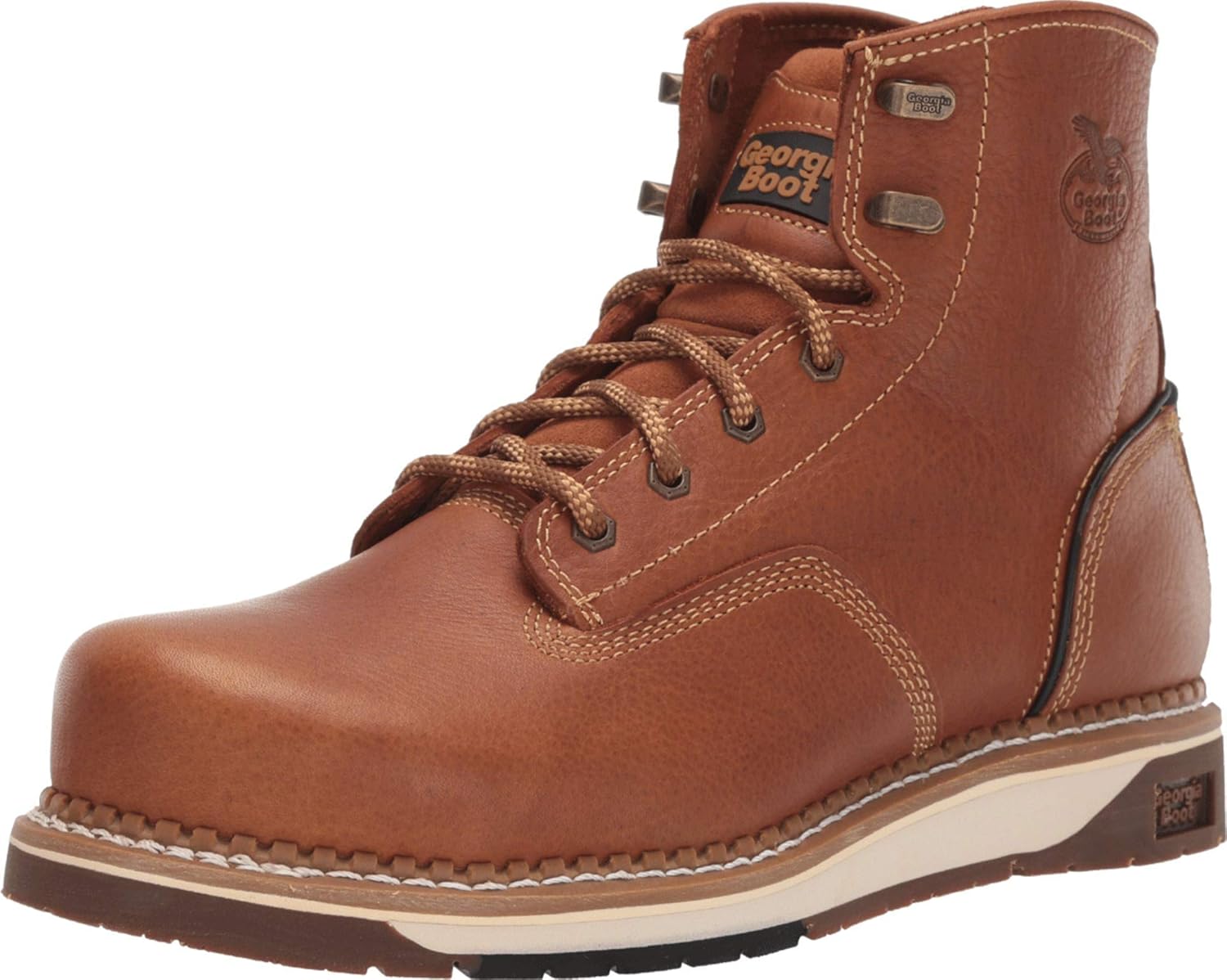 Georgia Boot AMP LT Wedge Steel Toe Work Boot Size 8.5(W)