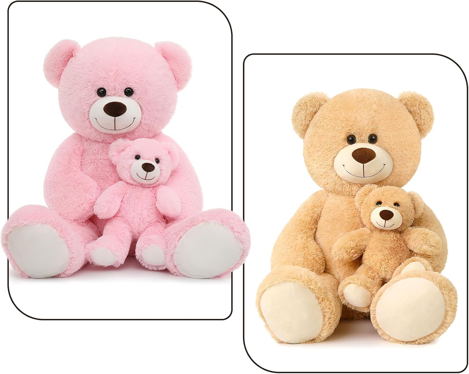 MorisMos Giant Teddy Bear Mommy and Baby Bear Plush Stuffed Animals