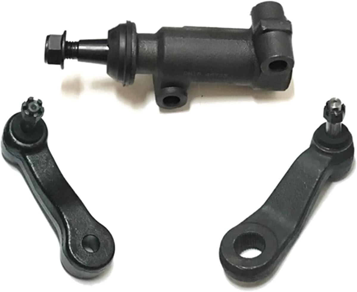 PartsW - 13 Pc Suspension Kit Upper & Lower Ball Joints, Sway Bar Links, Outer Inner Tie Rod Ends, Idler Arm Assembly, Pitman Arm with 3 Groove Spline Fits Chevrolet Avalanche/Chevrolet Silverado/