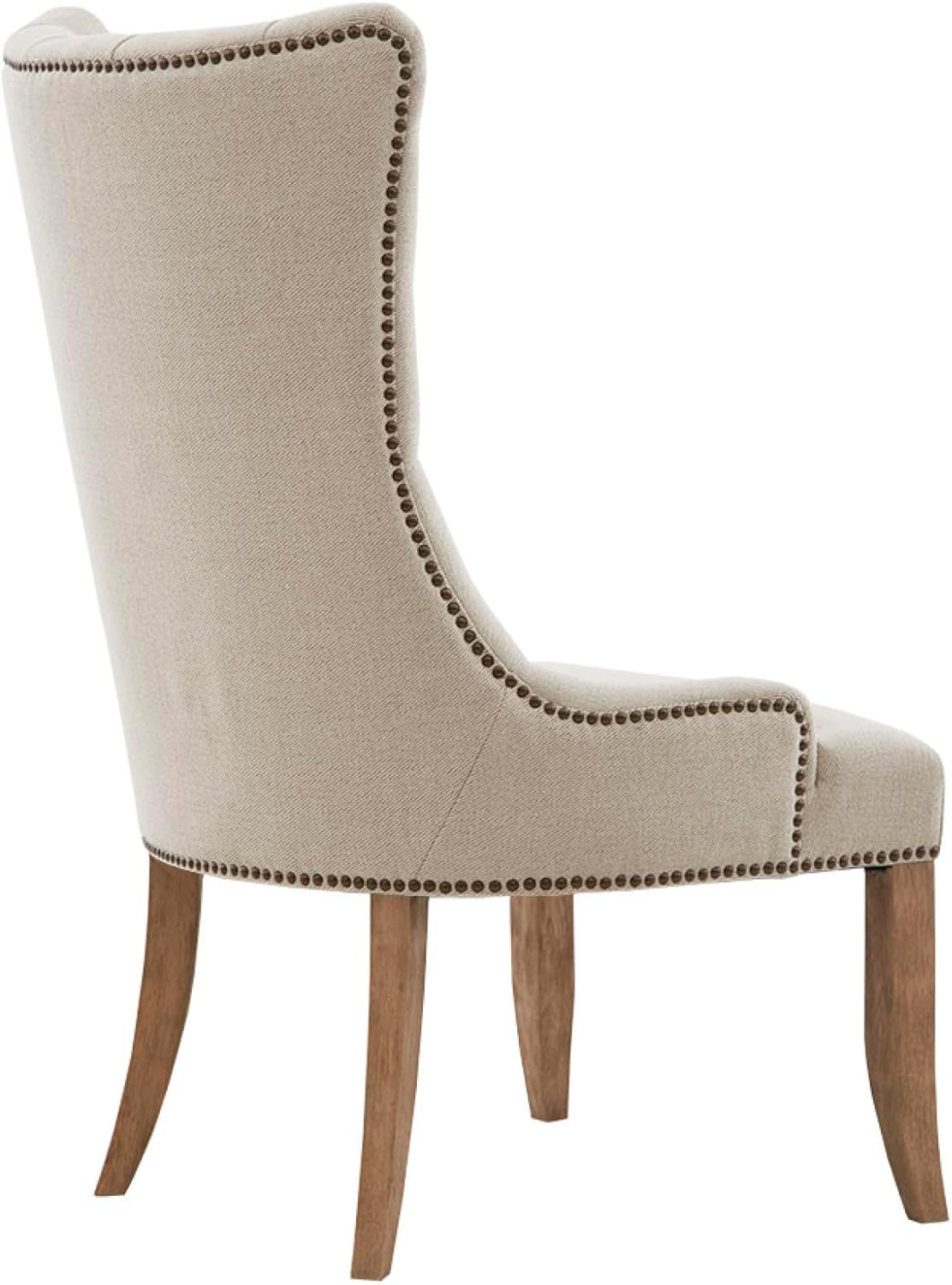 Button Tufted Captain Accent Chair