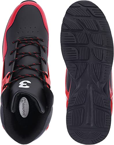 Joomra Men's Stylish Sneakers High Top Athletic-Inspired Shoes