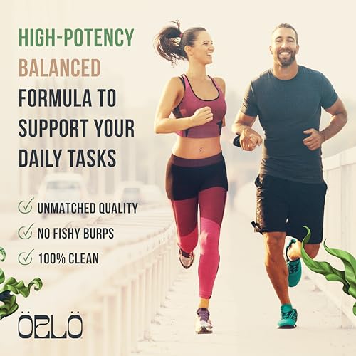 Orlo OMEGA 3 - Vegan Omega 3 Supplement - Triple STRENGTH Omega3s - Plant Based DHA & EPA Fatty Acids - Algae Omega-3 Oil - Sustainable Krill or Fish Oil Alternative (120 Mini Softgels)