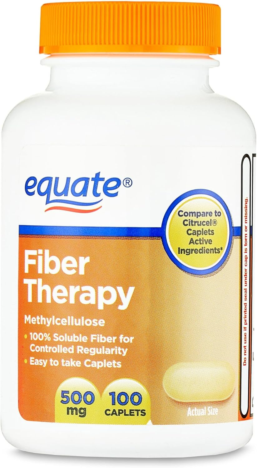 Fiber Therapy Methylcellulose 500mg,100ct (Pack of 1)
