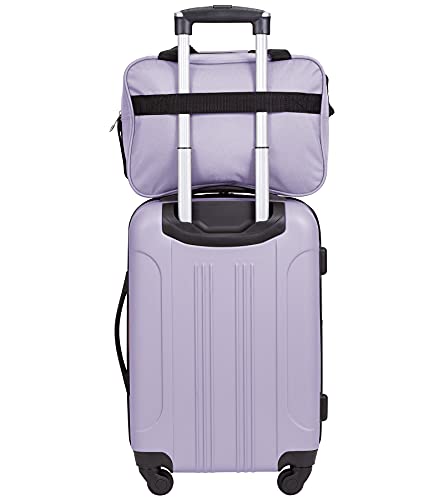 Travelers Club Midtown Hardside Luggage Travel, Bubble Gum, 4-Piece Set