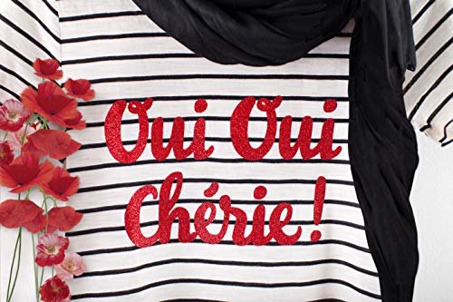 Cricut Glitter Iron On Vinyl Sheets, 12