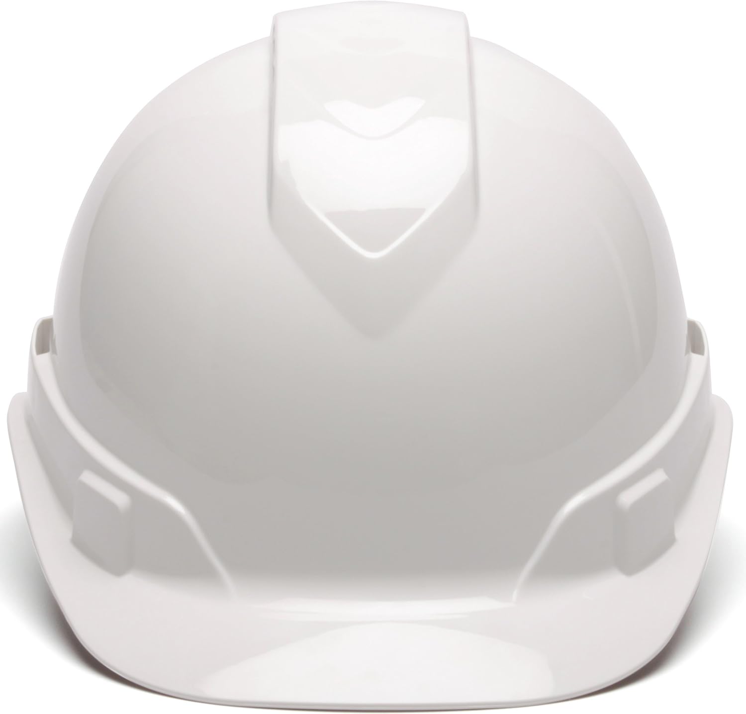 Pyramex Ridgeline Cap Style Hard Hat, Vented, 4-Point Ratchet Suspension, White