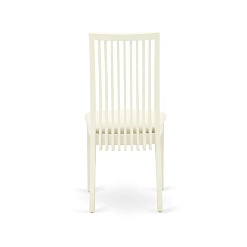 East West Furniture CAIP5-MAH-C Capri 5 Piece Kitchen Set Includes a Rectangle Table and 4 Linen Fabric Dining Room Chairs, 36x60 Inch