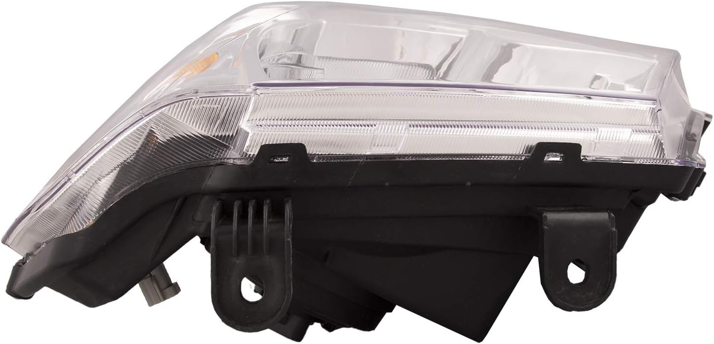 HEADLIGHTSDEPOT Chrome Housing Halogen Headlights Compatible with Nissan Frontier 2009-2021 Includes Left Driver and Right Passenger Side Headlamps