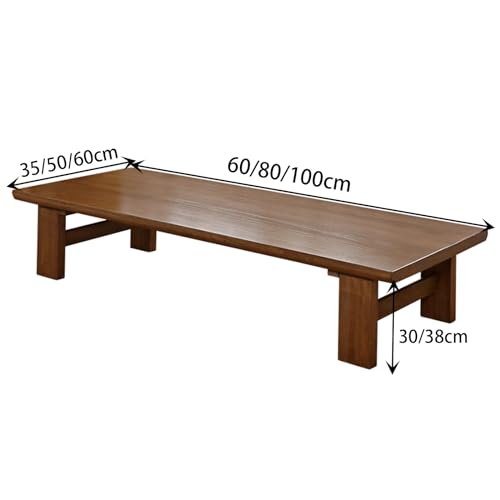 Modern Low Coffee Table, Floor Sitting Dining Table, Japanese Tea Table, Suitable for Living Room, 60*35*30cm