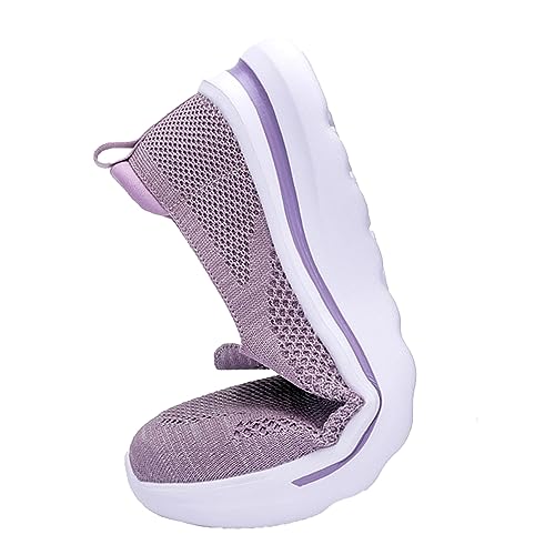 Women's Slip On Mesh Casual Walking Sneakers Comfortable Breathable Soft Sole Non-Slip Running Jogging Shoes