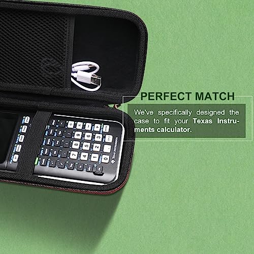 LTGEM Carrying Case for Texas Instruments TI-Nspire CX CAS/CX II CAS Color Graphing Calculator and More and Texas Instruments TI-30XS / TI-36X Pro/TI-34 /TI 84,89,83 Multiview Scientific Calculator
