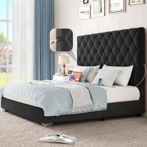 YITAHOME King Bed Frame with 53