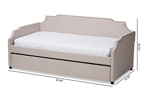 Baxton Studio Daybeds Twin Charcoal