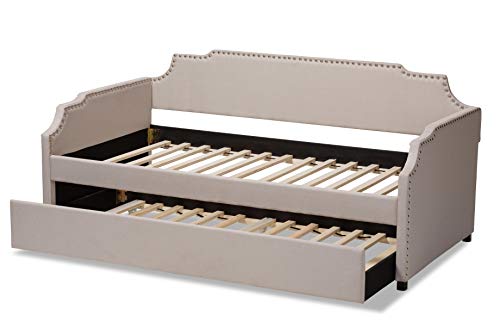 Baxton Studio Daybeds Twin Charcoal