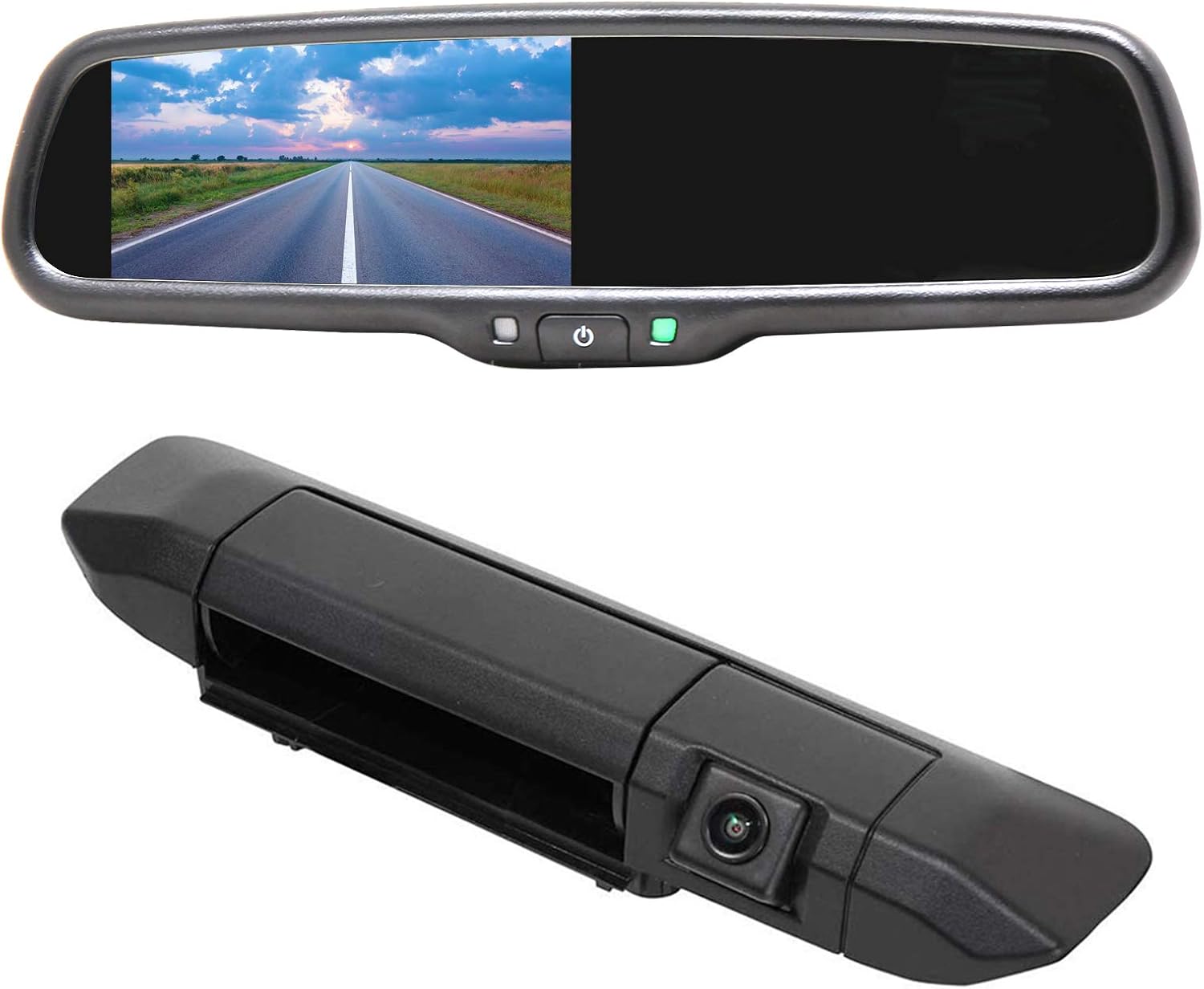 for Toyota Tacoma 2005-2014 Tailgate Handle Backup Reverse Camera & 4.3