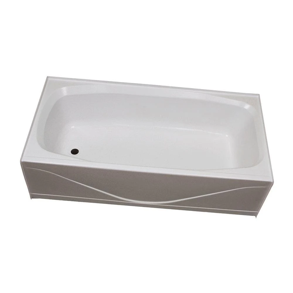 Specialty Recreation Inc Replacement ABS Bath Tub, 27 x 54, White with Left Drain BT2754WL