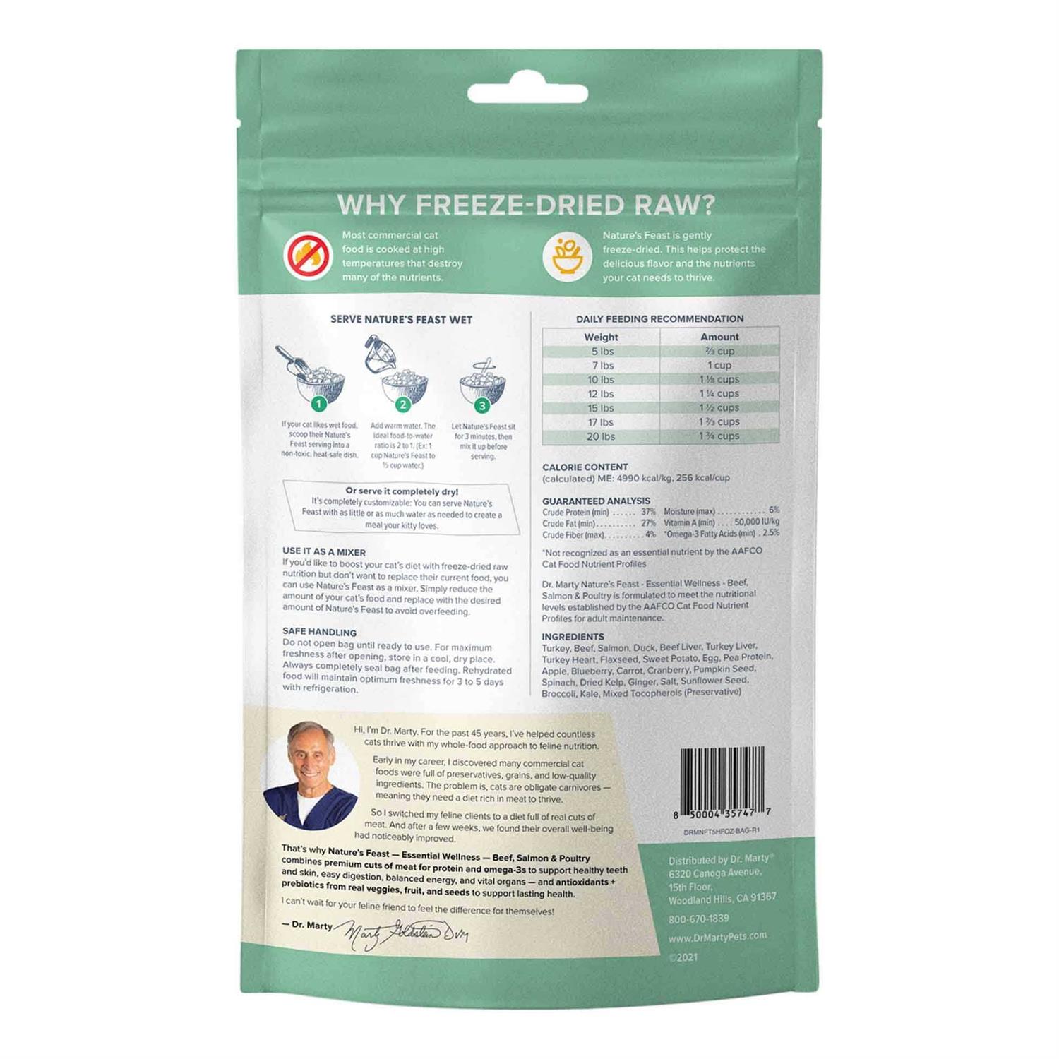 Dr. Marty Nature's Feast Essential Wellness Beef - Pet Supplies online store