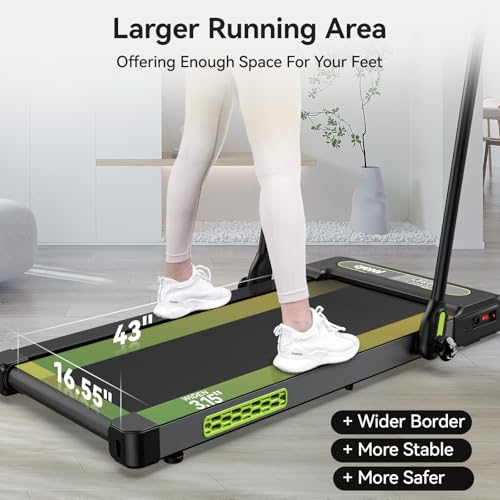 Walking Pad Treadmill, Under Desk Treadmills for Home and Office, 3 in 1 Foldable Treadmill 2.5HP Electric Treadmills 300 lbs Capacity