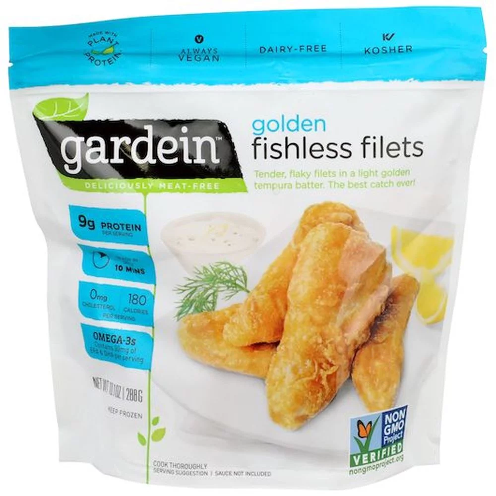 Gardein Golden Fishless Filets, 10.1 Ounce -- 8 per case