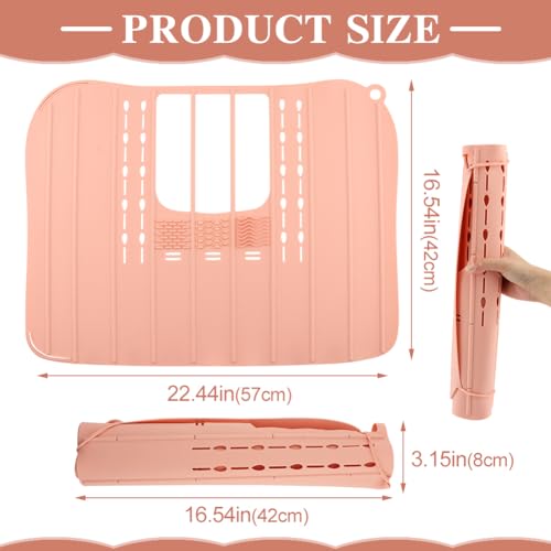 Bathroom Sink Cover for Counter Space Makeup, Silicone Sink Cover for Makeup, Foldable Heat Resistant Make-up Mat Beauty Must Haves Tool for Small Bathroom RV Camper