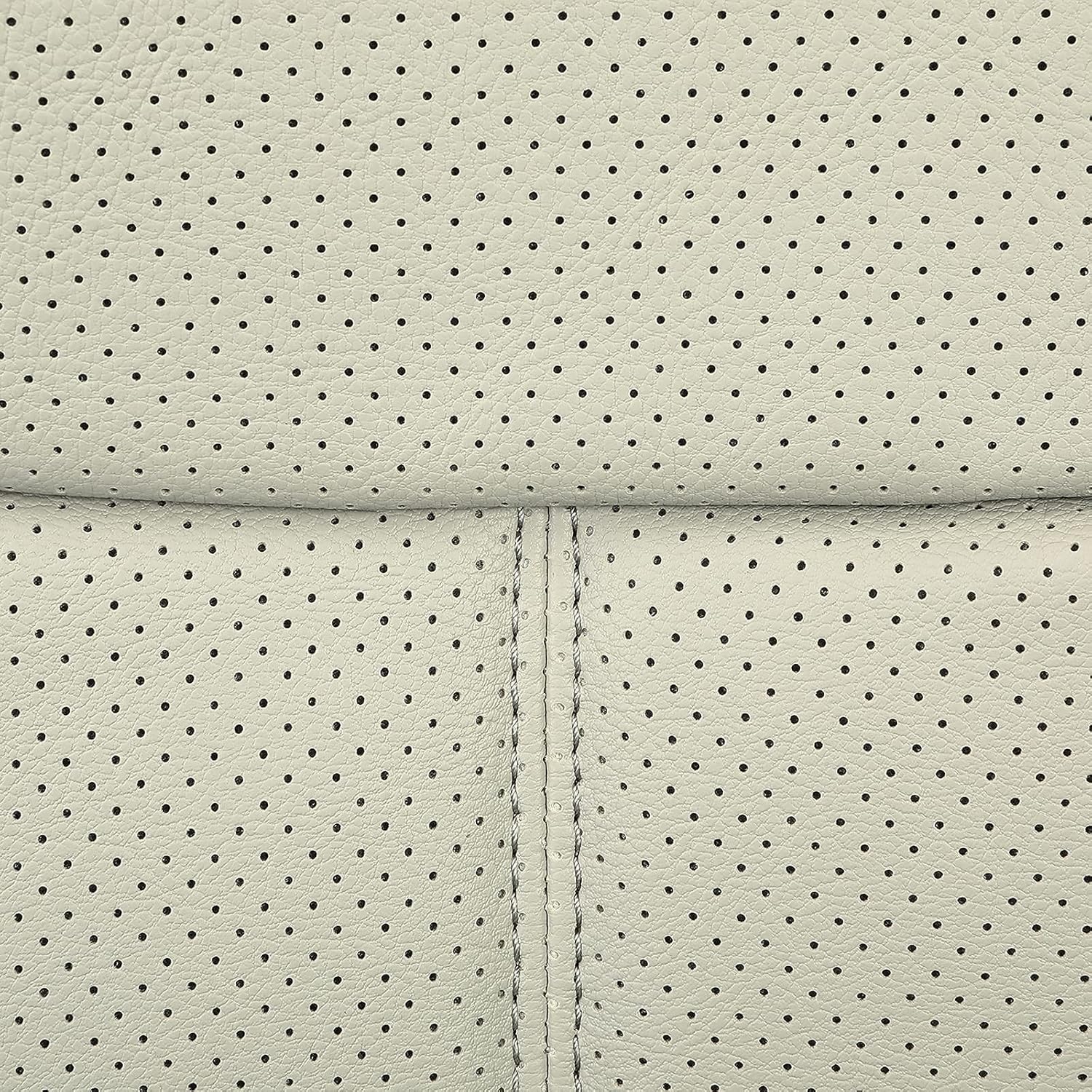 Kojem Gray Seat Cover Compatible with 2015-2018 Toyota Sienna (8 Passenger Sienna Only) 3 Rows 8 Seaters Full Artificial Leather Sets