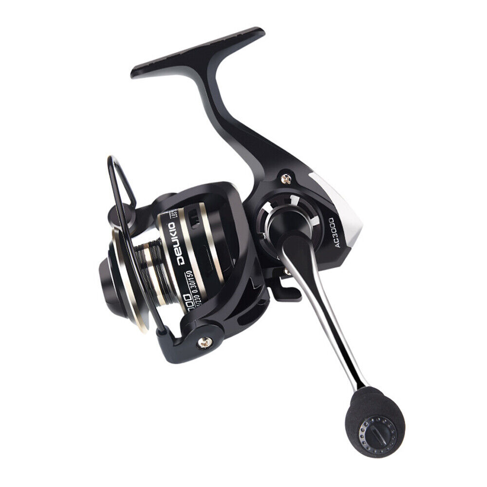 12BB Metal Spinning Fishing Reel 5.2:1 Saltwater Freshwater Right Left Hand Reel
