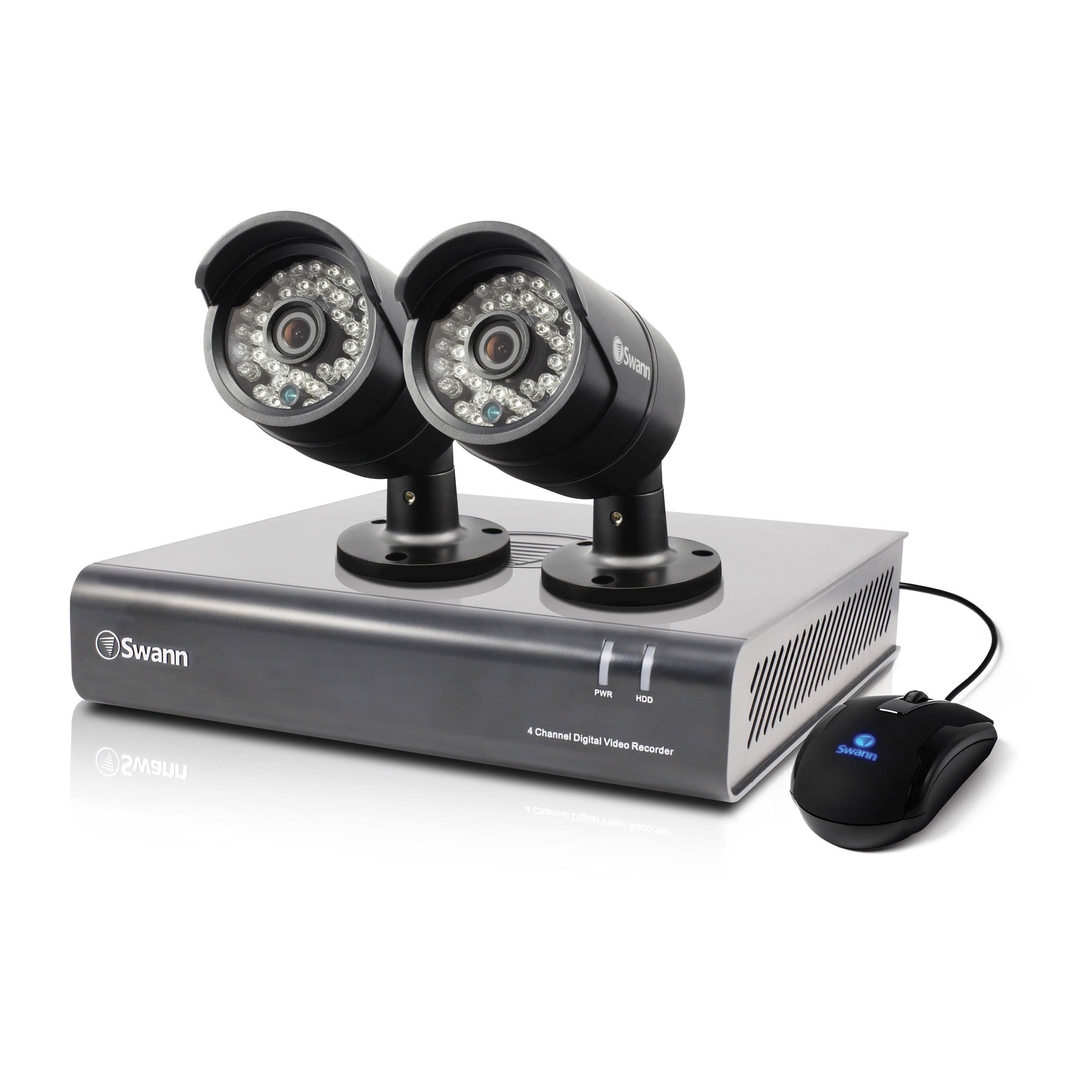Swann SWDVK-444002-US 4-Channel 720p DVR with 2 720p Pro-a850 Cameras