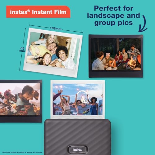 Fujifilm Instax Link Wide Printer - Mocha Gray