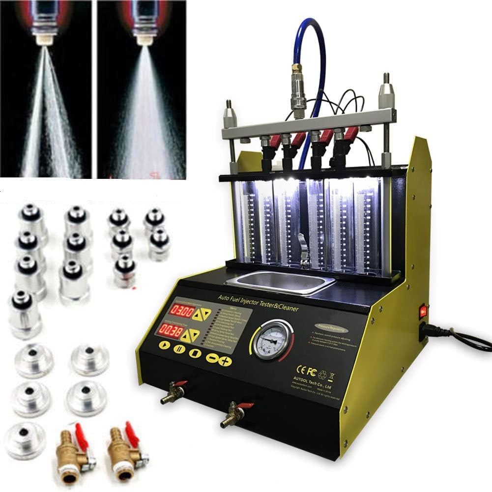 AUTOOL Automotive Fuel Injection Systems Cleaning Tools CT-200 Fuel Injector Cleaner and Tester 110V Fuel Injection Systems Cleaning Testing Tools