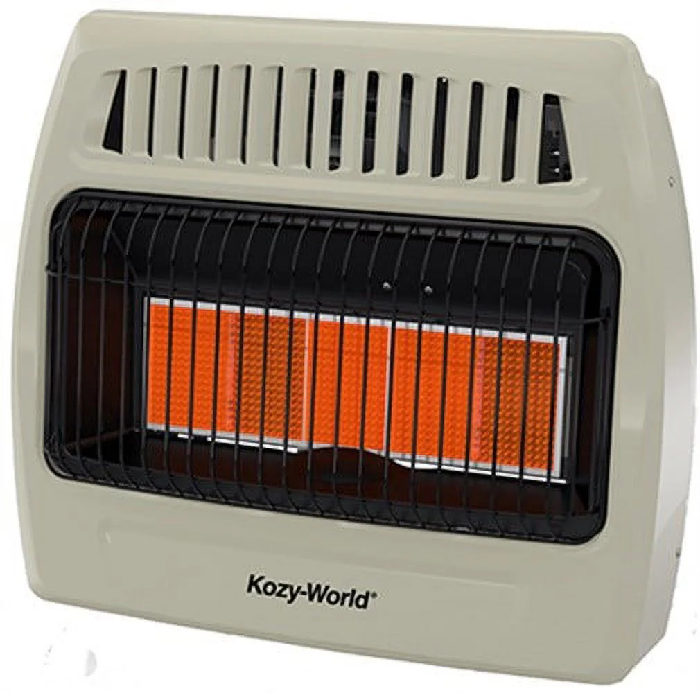 DuraHeat Kozy World 30,000 BTU Infrared Natural Gas Wall Heater