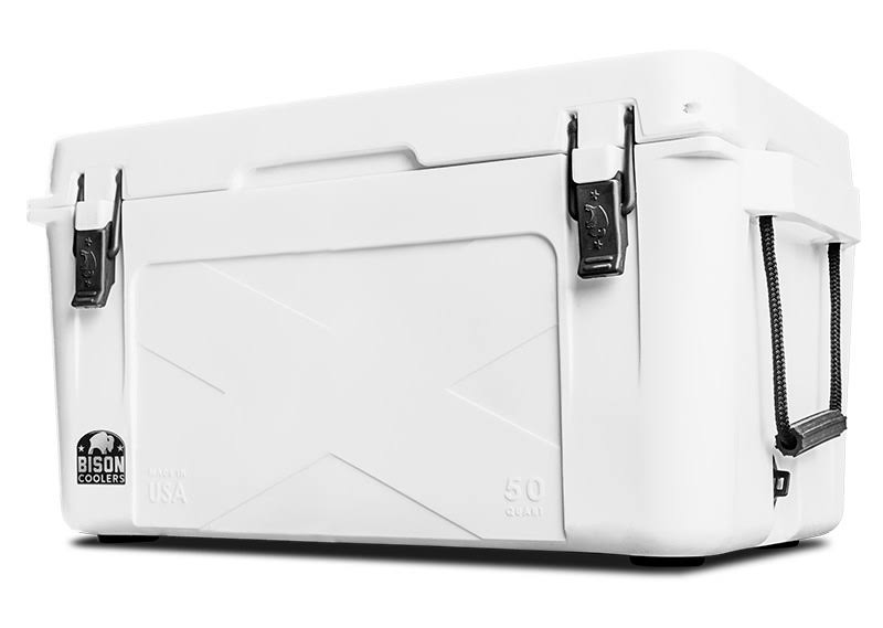 Bison Coolers 50 Quart Cooler - White
