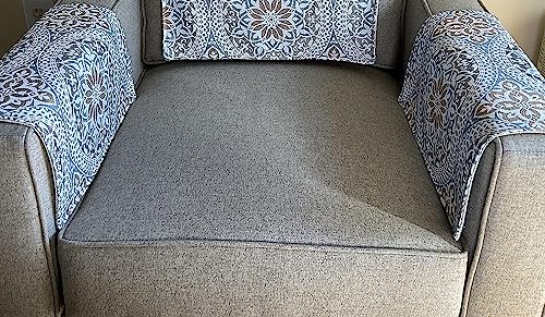 Set of two armrest covers. For your furniture, furniture protectors, slipcover chairs sofas loveseats theater chairs office chairs By: Bittlemen Furniture Co.
