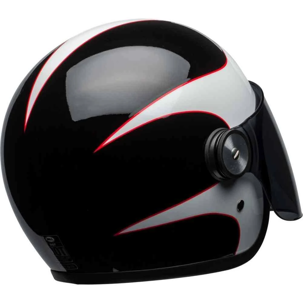 Bell Riot Gloss White Black Red Boost Helmet