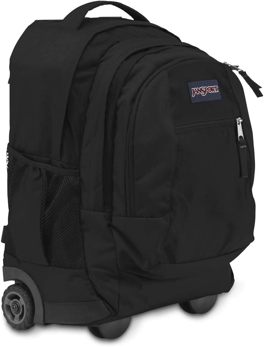 JanSport,Driver 8 Rolling Backpack - Black,One Size.