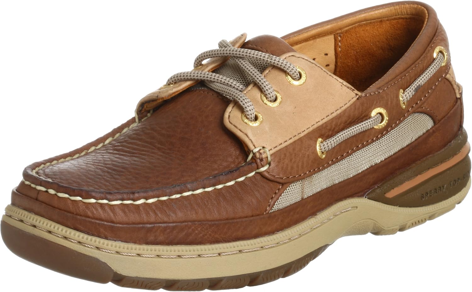 Sperry Men's Gold Billfish 3-Eye Boat Shoe,Tan,7 M