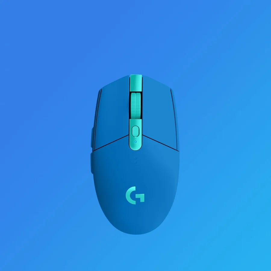 Logitech G305 LIGHTSPEED Wireless Gaming Mouse, HERO Sensor, 12,000 DPI, Lightweight, 6 Programmable Buttons, 250h Battery, On-Board Memory, Compatible with PC, Mac, Blue