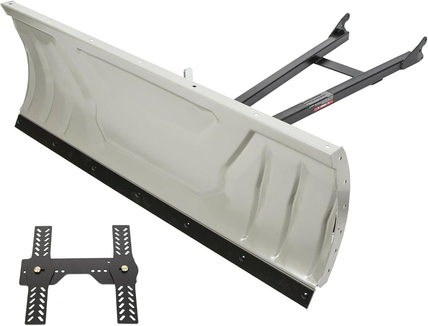 AntsGroup Steel Atv Snow Plow Adjustable 48