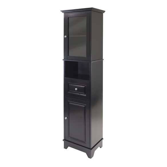 Alps Tall Cabinet with Glass Door and Drawer SA143779