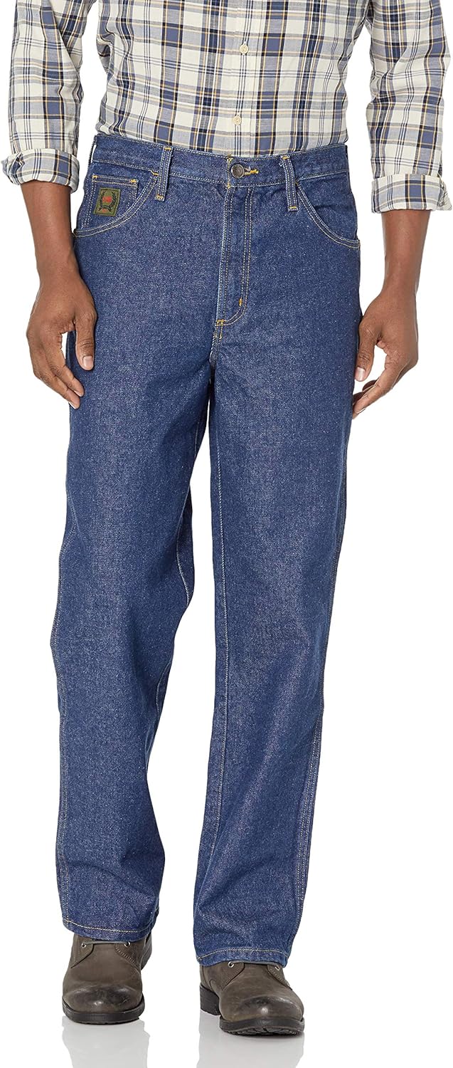 Cinch Men's FR Green Label Slim Fit Jean, Indigo, 32W x 34L